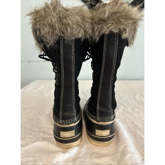 Sorel  Women's Winter Boots With Fur Details Size 8.5 - Picture 6 of 7